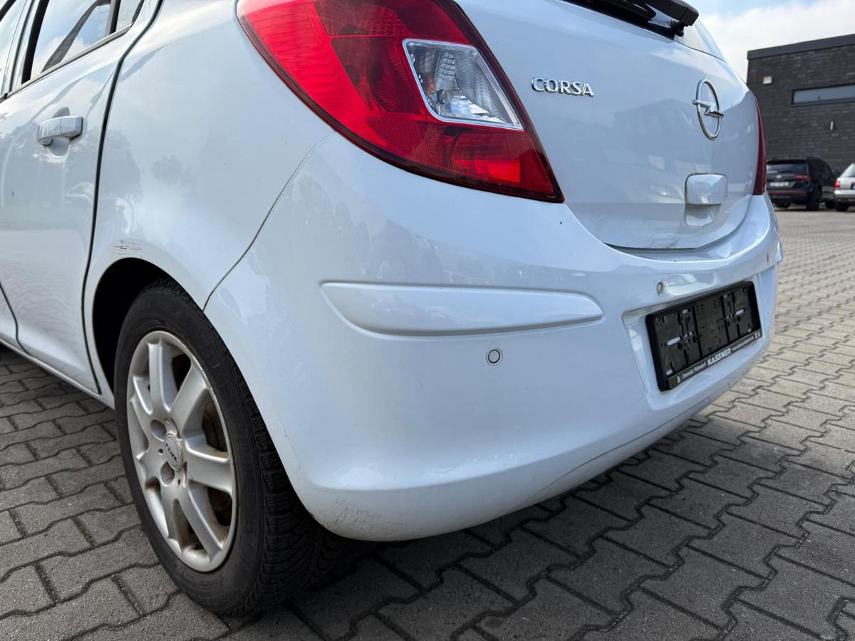 Opel Corsa D original Stoßstange Stoßfänger hinten Y474 weiß 5 Türer BJ08